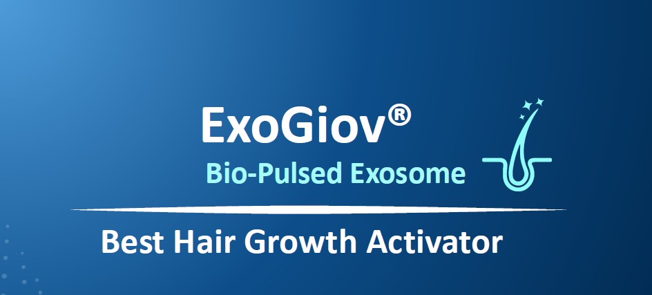 ExoGiov Bio-pulsed Exosomes for hair loss treatment
